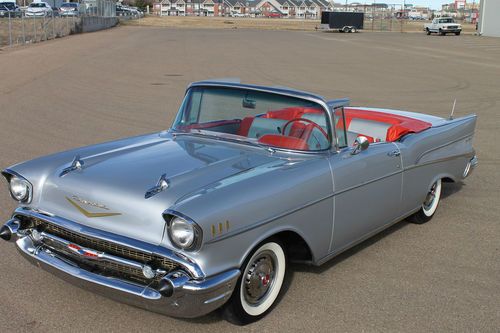 1957 chevrolet bel air convertible "power pack"
