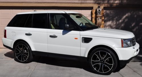 2008 land rover sport navigation 1 owner arizona car 22&#034; wheels w/ fresh tires