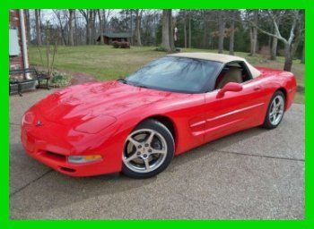 2001 chevrolet corvette convertible 5.7l v8 16v premium bose cd leather