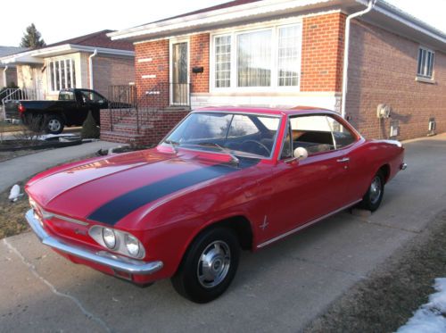 1966 chevrolet corvair  coupe 4 - speed manual
