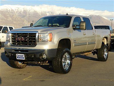 Crew cab duramax diesel 4x4 leather custom lift wheels tires auto tow shortbed