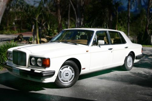 1989 bentley turbo r, white - only 49k miles!!