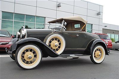 Fully restored, model a roadster, immaculate, a must see, call with any question