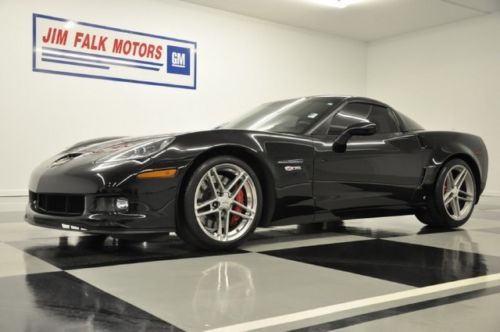 2007 black z06 vette navigation pure 7.0l v8 ebony red htd leather low miles 08