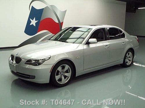 2008 bmw 528i sedan sunroof navigation xenons only 75k texas direct auto