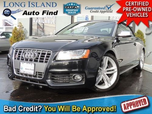 10 s5 auto transmission leather power convertible turbo one owner clean carfax!