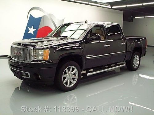 2010 gmc sierra denali crew sunroof nav rear cam 74k mi texas direct auto