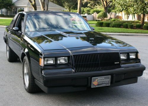 Lifetime florida  frame off restoration  -1987  buick grand national - 2k miles