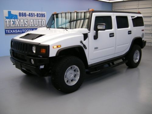 We finance!!  2007 hummer h2 4x4 heated leather onstar tv bose 40k mi texas auto