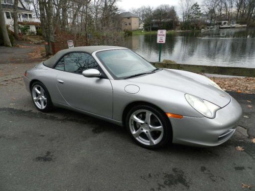 2002 porsce 911 carerra 4 awd convertible low miles hard top  showroom mint