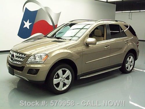 2010 mercedes-benz ml350 4matic awd sunroof nav 44k mi texas direct auto