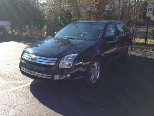 2008 ford fusion sel v6 dark pearl blue leather seats automatic