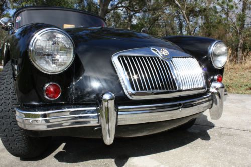 1959 mga coupe original colors black red, fantastic chrome