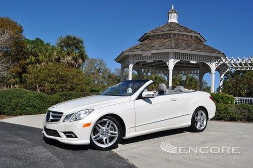 2011 mercedes benz e550 cab**prem2**distronic plus**navi**apper pack**camera**