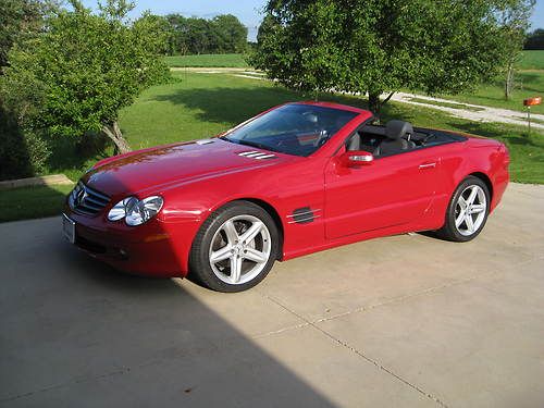 2004 mercedes-benz sl500 base convertible 2-door 5.0l