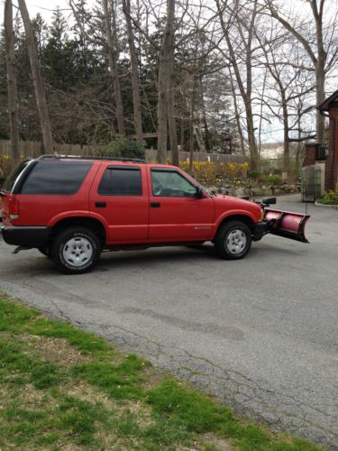 1995 chevy blazer with plow