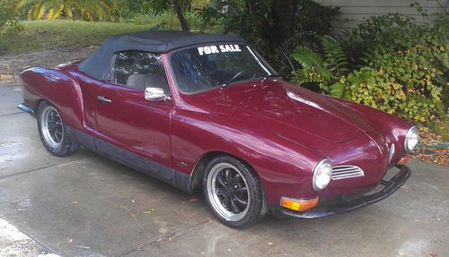 Karmann ghia convertible