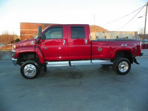 2007 chevy kodiak c4500 4x4 crew cab  duramax diesel only 58k monroe gmc topkick