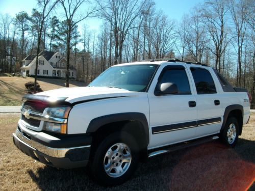 2004 chevrolet avalanche  z71 crew cab pickup 4-door 5.3l salvage repairable