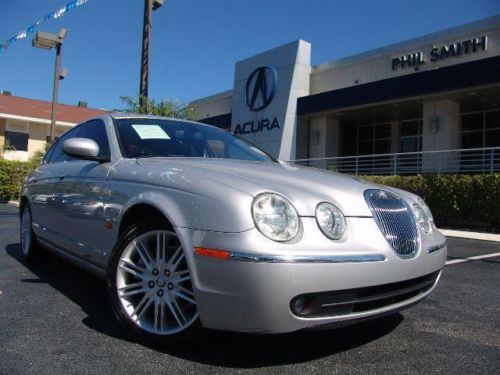 2005 jaguar s-type 4dr sdn v6 45k miles s. fl car.