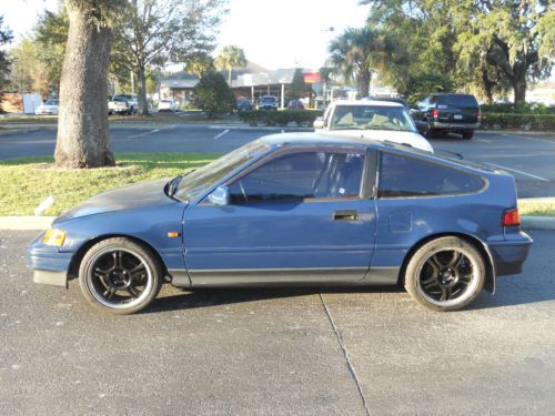 1990 honda crx b18 swap street race custom fast modified