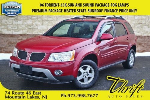 06 torrent-35k-sun and sound package-premium package-heated seats-sunroof
