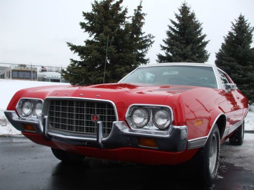 1972 ford grand torino 2dr hardtop #s matching with factory air, southern beauty