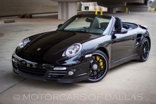 2011 porsche 911 turbo s cabriolet 2d center lock wheels carbon brakes