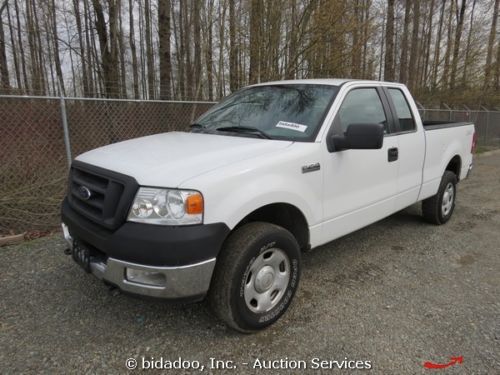 2005 ford f-150xl extended cab pickup truck 4x4 6&#039; bed v8 gas auto pdl pw pm