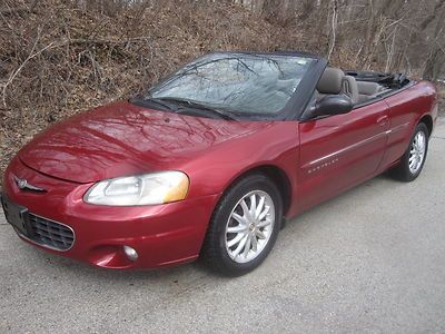 2001 chrysler sebring lxi 2dr convertible 2.7ltr 6cyl w/air highbidwins