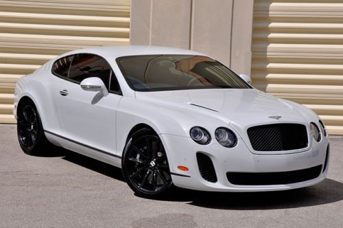 2010 bentley continental supersports! black/black! low miles! $281 msrp! loaded!