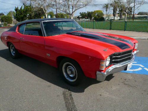 1972 chevrolet chevelle ss 454 bbc tribute car california.no rust