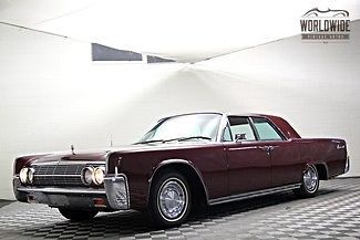 1963 lincoln continental! only 59k original miles! v8! ac! new paint! stunning