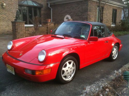 1990 Porsche 911 Carrera 4 Targa Immaculate Red 78,000 Miles - CEO Sport Vehicle, image 5
