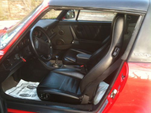1990 Porsche 911 Carrera 4 Targa Immaculate Red 78,000 Miles - CEO Sport Vehicle, image 7