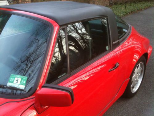 1990 Porsche 911 Carrera 4 Targa Immaculate Red 78,000 Miles - CEO Sport Vehicle, image 11