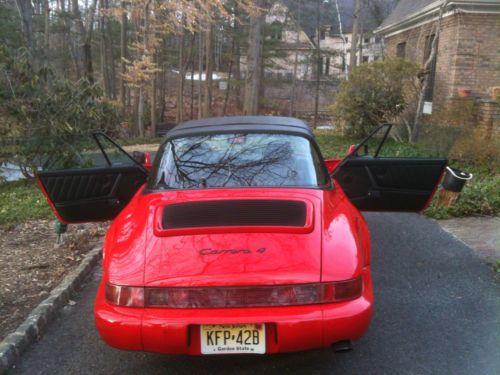1990 Porsche 911 Carrera 4 Targa Immaculate Red 78,000 Miles - CEO Sport Vehicle, image 17