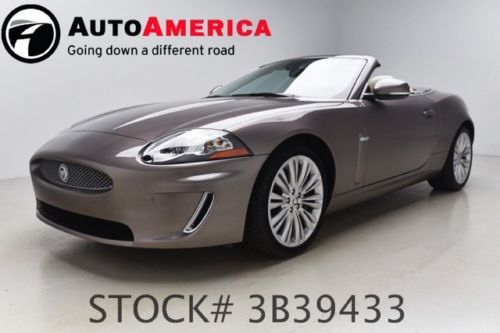 18k low miles 2011 jaguar xk convertible nav heated leather bluetooth luxury