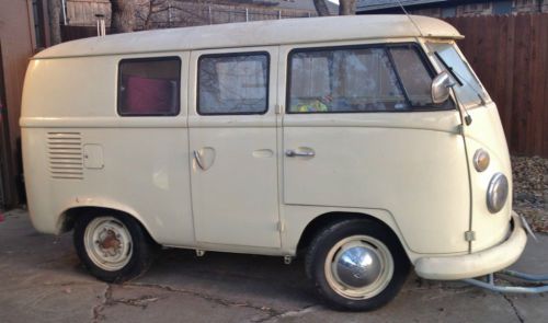 1965 vw transporter bus van splitty kombi walk thru -shortened -w/title