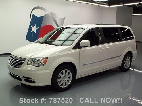 2013 chrysler town &amp; country touring leather dvd 15k mi texas direct auto