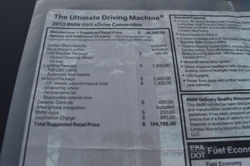 2013 BMW 6-SERIES 650I, US $77,777.00, image 28
