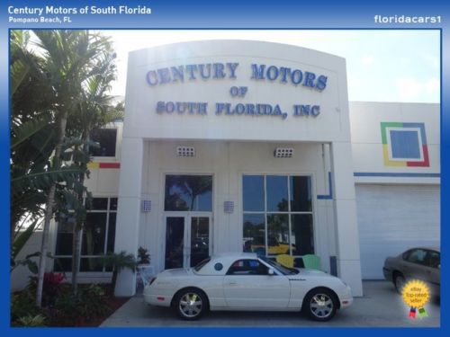 2002 ford thunderbird convertible 3.9l v8 auto 1 owner low mileage leather