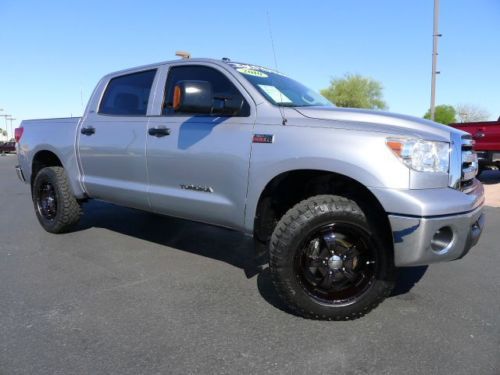 2010 toyota tundra sr5 crew cab max 4x4 used lifted truck level kit 20&#034; wheels