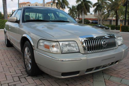 2007 mercury grand marquis gs-1-owner-low mi-fla-kept-grampa&#039;s car-clean carfax