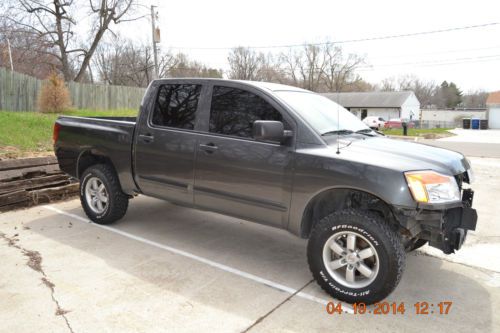 2010 nissan titan crew cab se 4x4 4wd rebuilt rebuildable reconstructed