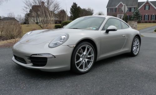2012 porsche 911 carrera coupe - type 991 (not 997) - 7-speed - only 6,450 miles