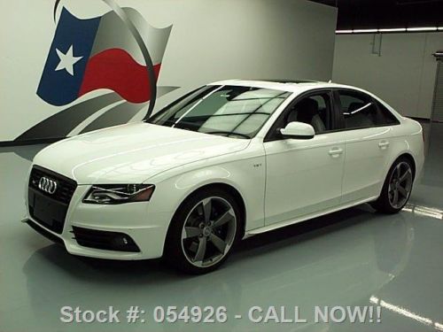 2012 audi s4 quattro prestige titanium awd nav 20k mi texas direct auto