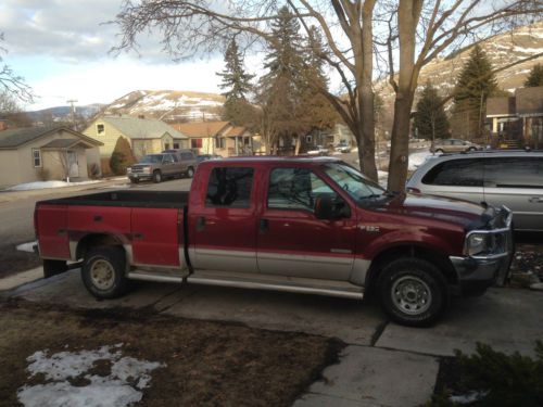 Crew cab diesel, good mechanical condition, utility bed, 2nd owner, all records