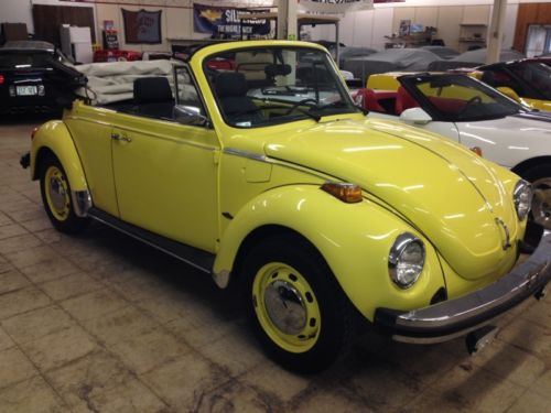 1977 vw super beetle convertible older restoration