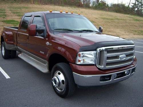 2006 ford f-350 super duty king ranch crew cab pickup 4-door dually diesel